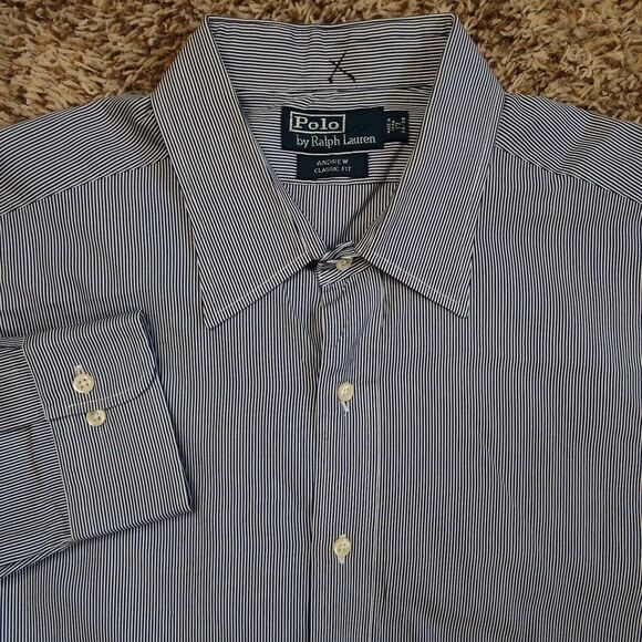 Polo Ralph Lauren Other - Polo Ralph Lauren Men Sz 17 34-35‎ Andrew Classic Fit Long Sleeve Button Up